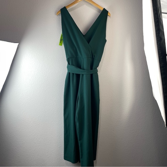 Sam Edelman Hunter‎ Green Jumpsuit Sz 14 - Picture 7 of 8